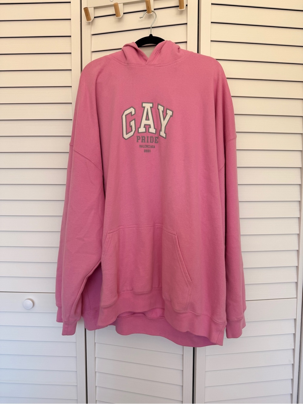 Balenciaga Pink Gay Pride 2021 Hoodie